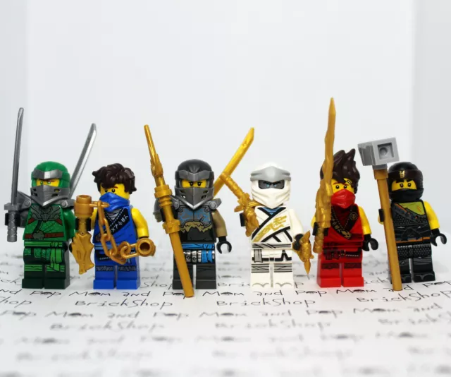 LEGO Ninjago: Legacy Combo Pack - Set of 6 Ninja Minifigures (Lloyd, Cole,  Jay, NYA, Zane and Kai)