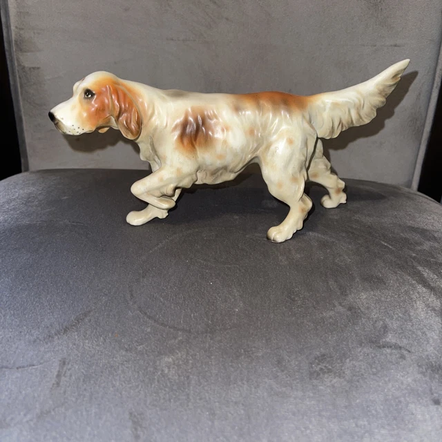 Lefton Hunting Dog Figurine H80521