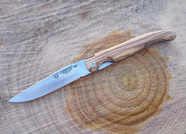 Navaja Cudeman 349L Hoja 10 Cm Acero Mova, Madera Olivo, Knive Couteau Messer