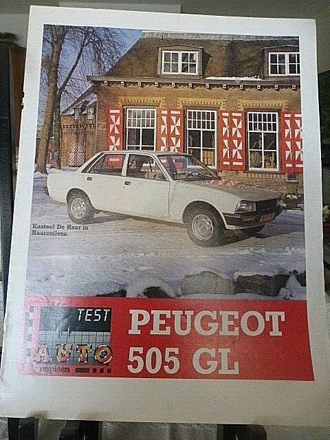 Peugeot 505 1982.auto brochure CATALOGUE prospekt original journal AUTOKAMPIOEN