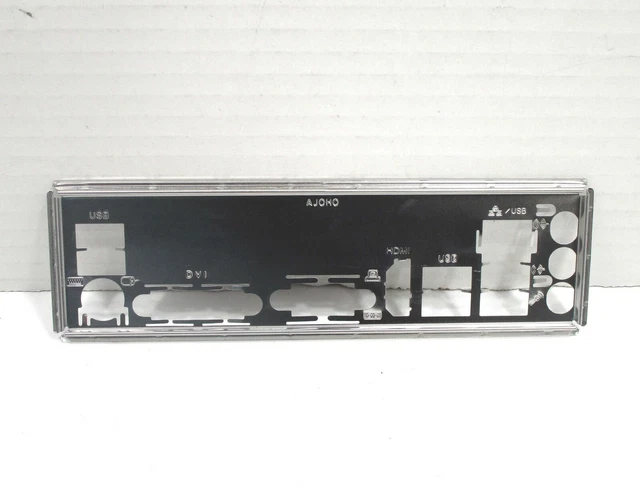 ASROCK B450M-HDV MOTHERBOARD I/O Shield Backplate $9.95 - PicClick CA