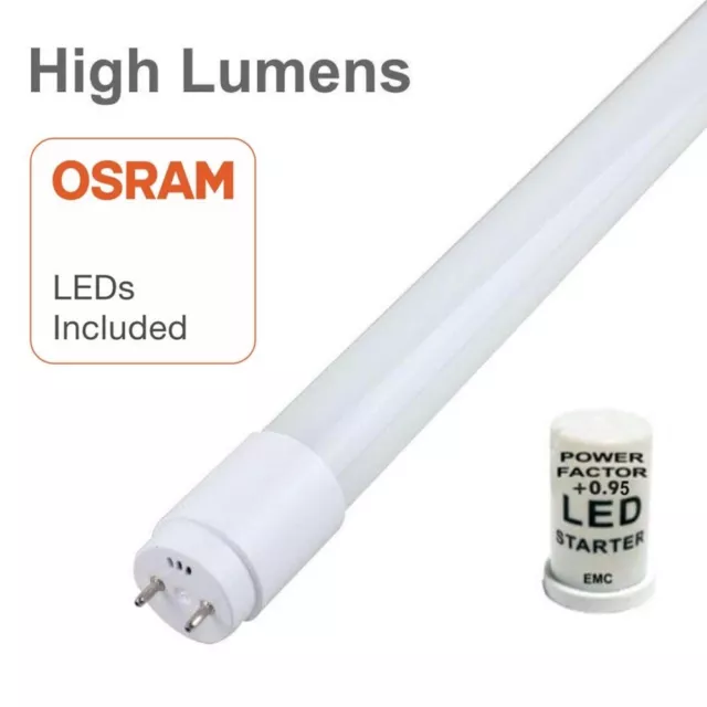 LED Leuchtstoffröhre 120cm 20W milchig Kaltweiß