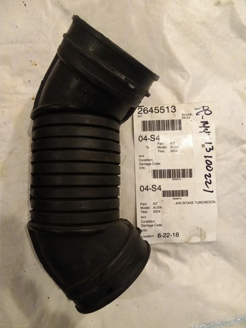 2004-2009 AUDI S4 - Throttle BODY HOSE / Intake TUBE 8E0129627R O E M