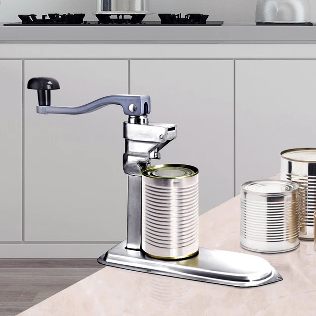 Ouvre-boîte Manuel De Table Professionnel - Pour Boîtes Jusqu'à 300 Mm, Lame Inox, Réglable, Pour Restaurants - 10