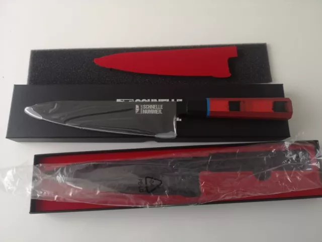 📍Hensslers scharfes Damast Messer Neu OVP 139 Euro Ein tolles Geschenk !!!