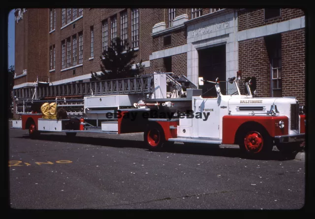 Baltimore, MD Truck 19 1957 Pirsch Fire Apparatus Slide