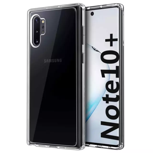 Clear Case For Samsung Galaxy Note 10 Plus SM-N975F Slim Silicone Phone Cover