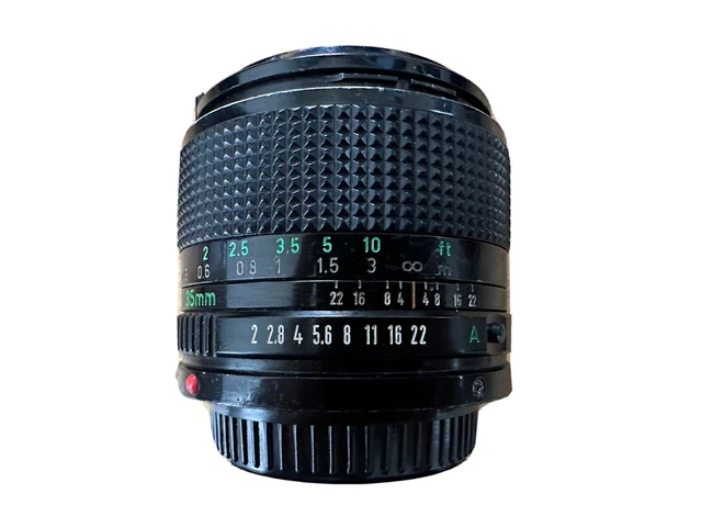 Canon FD35mm f/2 Wide Angle Prime Lens