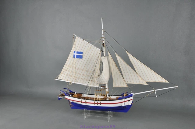 HOBBY Sweden Yacht Sailboat Scale 1:50 640mm 25" Wooden Boat Model kit Yuanqing