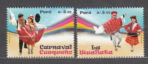 Peru - Post 2014 Yvert 2061/62 MNH Danzas