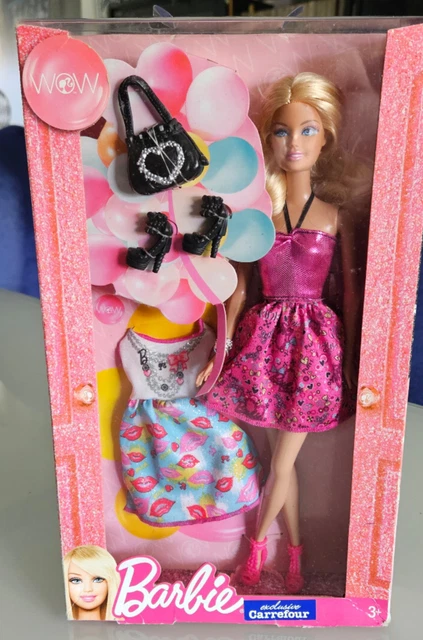 BARBIE COFFRET CUISINE Et Garde Manger + Accessoires + Poupée Blonde Incluse EUR 31,50 - FR