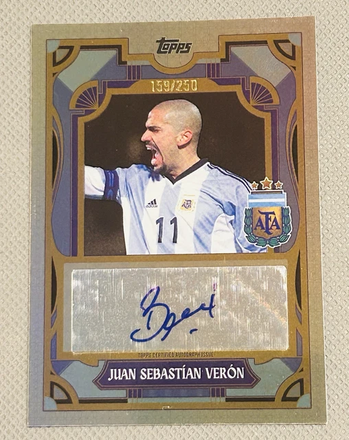 JUAN SEBASTIAN VERON Auto /50 2024 Topps Lineage Argentina