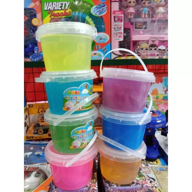 Various Colorful Slime Tub Children' Toy Party Christmas Crystal Mud Slime Tubs