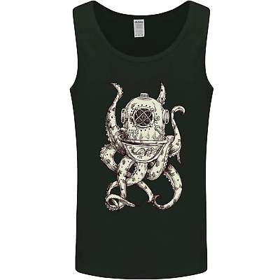 Steampunk Octopus Kraken Cthulhu Mens Vest Tank Top