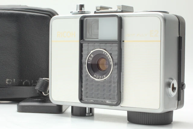 FilmTested![Near MINT Gold Line w/case]Ricoh Auto Half E2 film 35mm Camera Japan