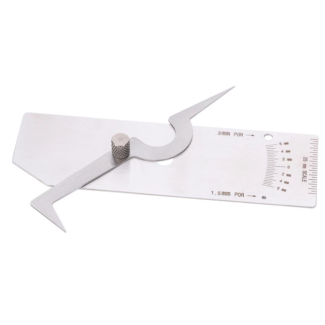 Ulna Ruler FILLET WELD SET Gage Gauge Welding Inspection Test Ulnar L Undercut ...