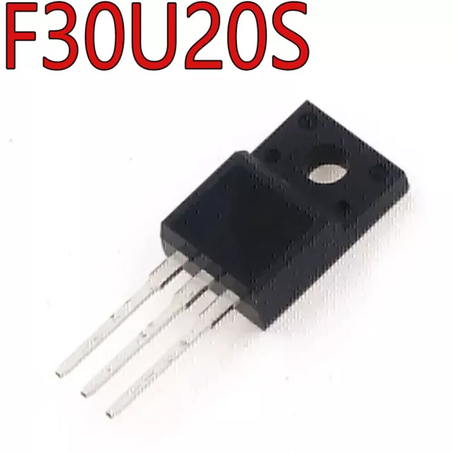 10Pcs Ffpf30U20S F30U20S To-220F 200V 30A