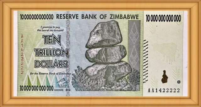 2008 Zimbabwe - 10 Trillion Dollars - P#88 - Unc - Cb1