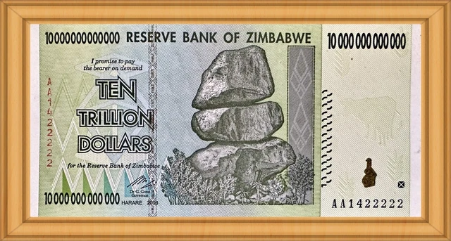 2008 Zimbabwe - 10 Trillion Dollars - P#88 - Unc - Cb1