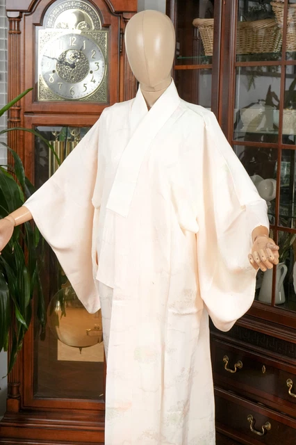 Dear Vanilla Japanese Juban Undergown Women's Kimono Inner Robe Genuine Vintage 2