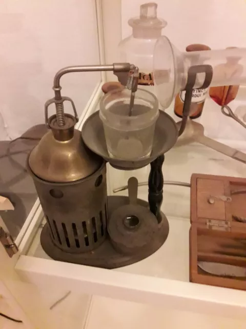 Dampf-Inhalator, historisch, Medizingerät, ca. 100 Jahre alt