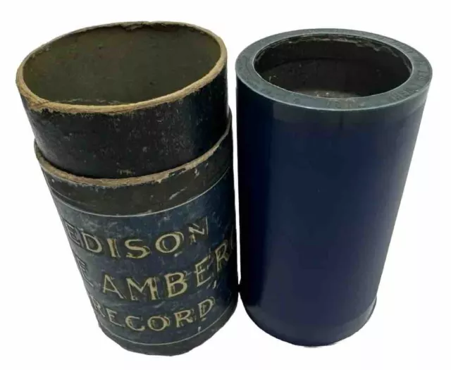 Antique Edison Blue Amberol Record Cylinder When I Get You Alone Tonight Murray