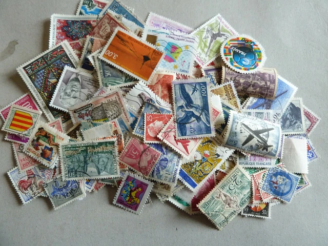 Collections  En Albums  - BA65 Album De Timbres Oblitérés De France + Plaquette De Timbres De France Cote Sympa A Saisir 1997114498