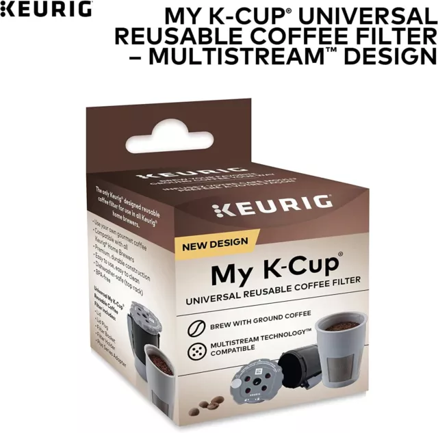 NEW Keurig My K-Cup Universal Reusable Filter MultiStream Technology