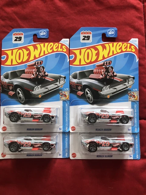 2024 LEAP YEAR Rodger Dodger Hot Wheels Celebration Racers 77/250 Lot