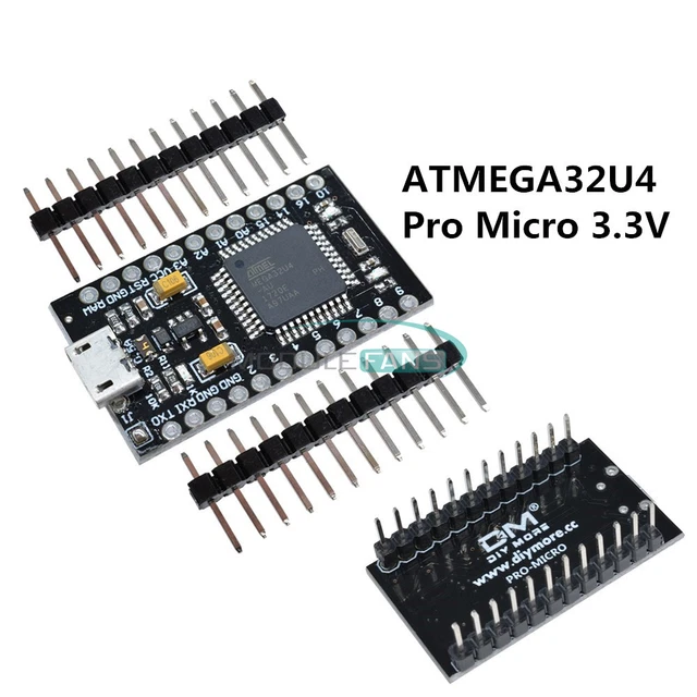 PRO MICRO USB 3.3V 8MHz ATMEGA32U4 Controller Board with Bootloader for ...