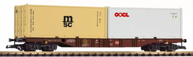 Piko 37754 Containertragwagen DB AG VI mit 2 Containern Spur G