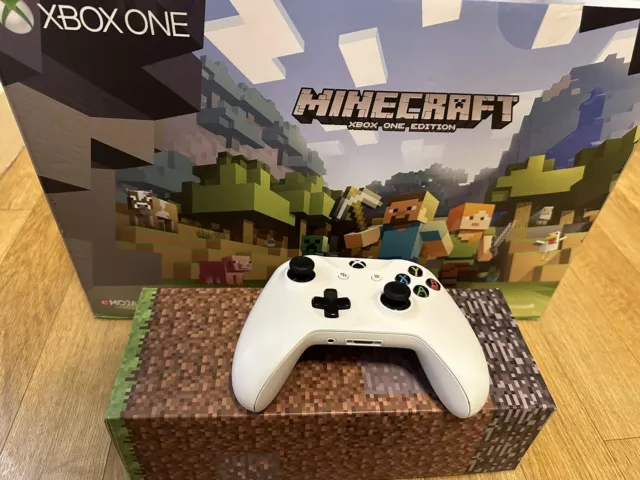 Xbox One S 500gb with Minecraft Box - Movie Galore