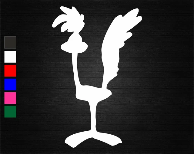 Road Runner Looney Tunes Vinyl Sticker Decal - High Gloss, Waterproof For Laptop, Car, Phone