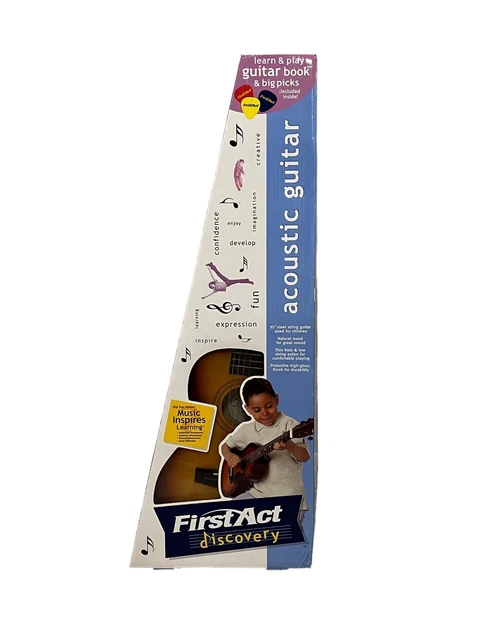 First Act Discovery 30" Kids Steel String Learn to Play Guitar Kit