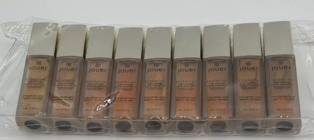 JOUER DARK  Skin 9 Pcs Essential High Coverage Creme Foundation, 0.16oz Each