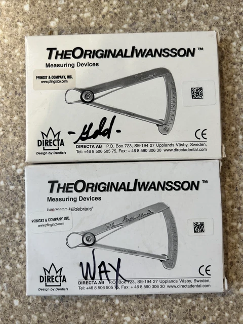Iwansson-Hildebrand Measuring Devices - Dental Calipers (2-count)