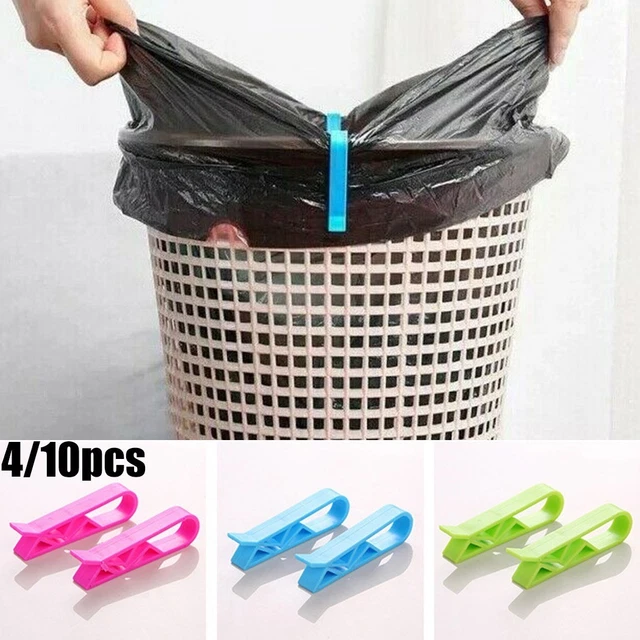 Lot De 18 Pinces Bleues Pour Sacs Poubelles - Clips De Fixation Pour Bord De Poubelle - Pour Maison, Cuisine, Restaurant
