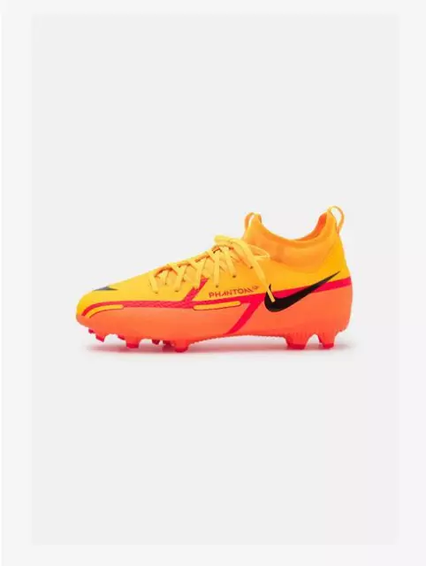 Nike Futsal Jr Phantom GT2 Club Df Fg / MG,Fußball - 808 (Orange Laser-/Schwarz)