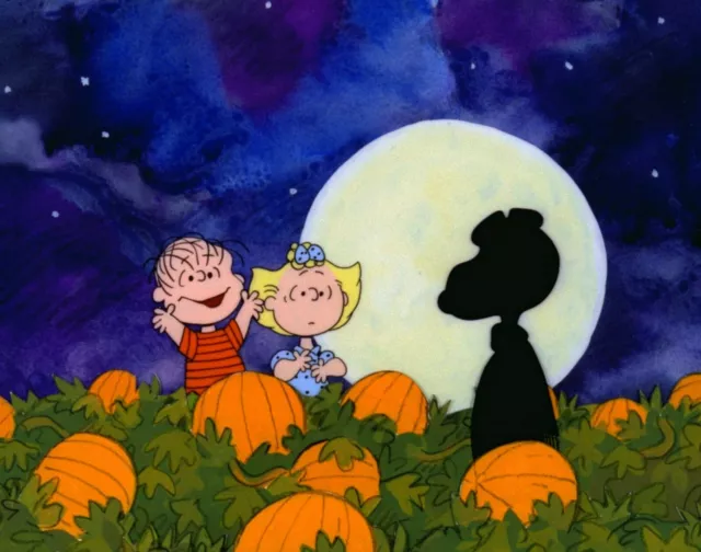 Large 11x14 Iconic Peanuts Charlie Brown Lucy Snoopy Great Pumpkin  Print