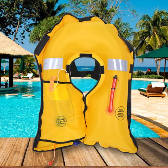 Adult Fishing Vest Water Swimming Survival Kayak Auto Inflatable Life Jacket Pfd Adult Fishing Vest Water Swimming Survival Kayak Auto Inflatable Life Jacket Pfd