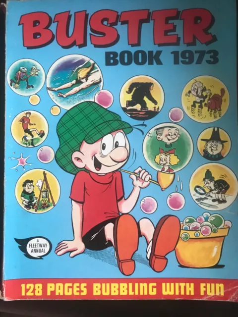 Buster Book 1973 128 Pages Bubbling with Fun