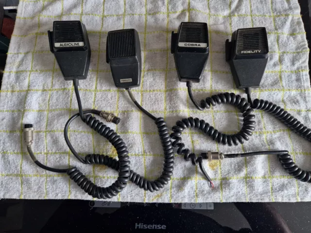 4 CB Radio Handsets ( Please See Pictures )