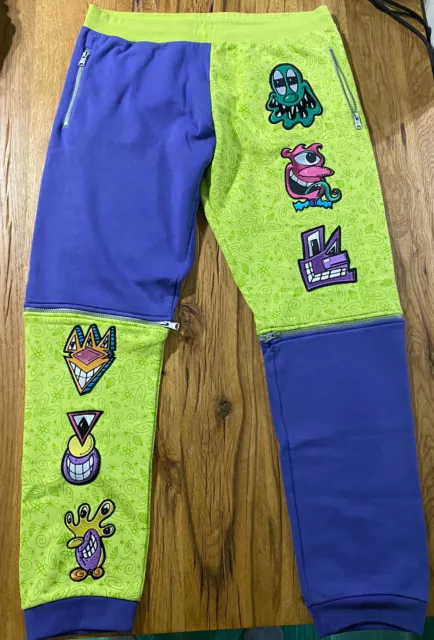 ADIDAS OBYO X jeremy scott X kenny scharf zipper pant Size XL New 2014 M63890 EUR 199 00 PicClick IT