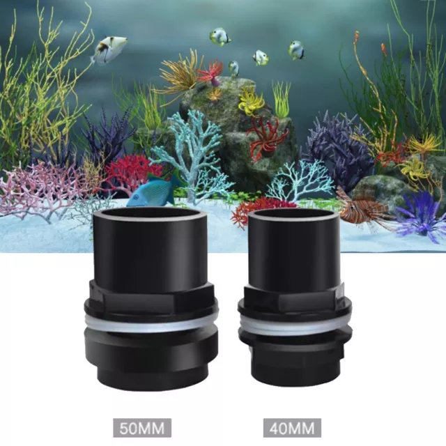 Connettore serbatoio filettato premium per tubo filtro stagno pesci migliora il flusso d'acqua