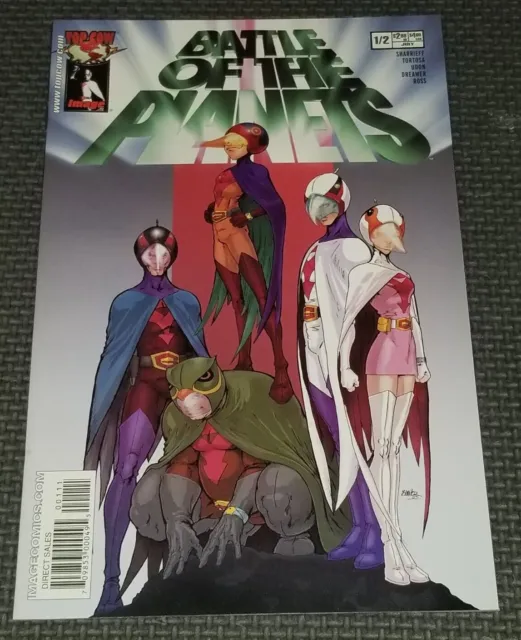 BATTLE OF THE PLANETS #1/2 (2003) Top Cow 2nd Printing of Wizard Issue Image