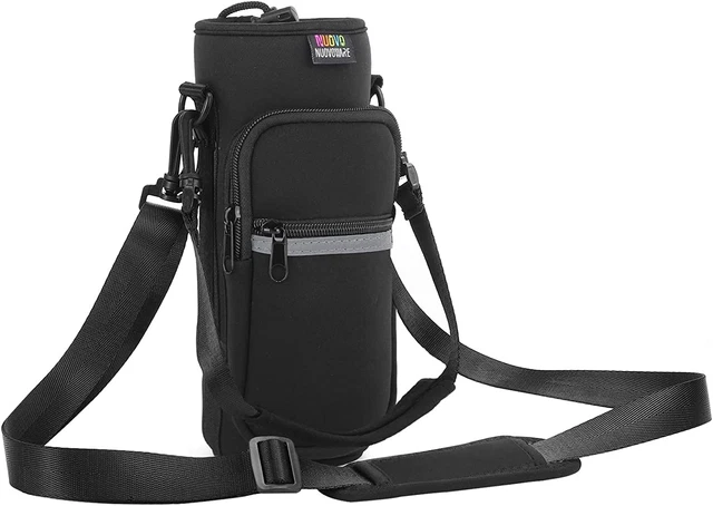 Neoprene Water Bottle Sleeve With Adjustable Strap - Fits 64 Oz Stainless Steel Bottles