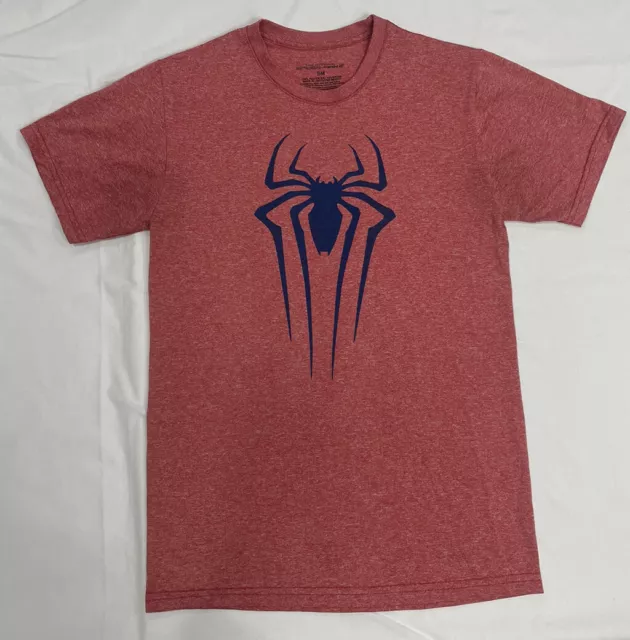 The Amazing Spider-Man 2 Short Sleeve Graphic T-Shirt Polyester Red Sz. SM