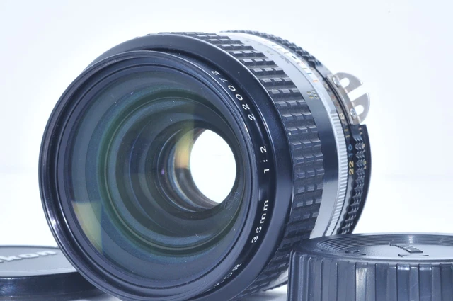 【NEAR MINT】Nikon NIKKOR Ai-s Ais 35mm f/2 Wide Angle Lens from Japan 220072