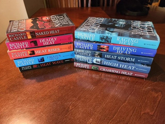 Lot of 10 NEW ~ HC and PB  Books ~ RICHARD CASTLE ~ NIKKI HEAT ~ Castle TV Show
