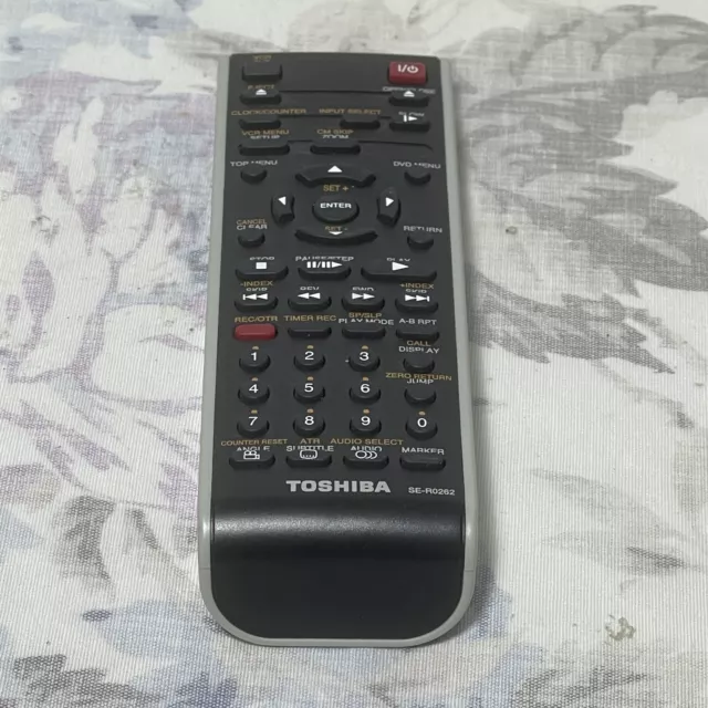 Genuine Toshiba SE-R0262 DVD/VCR Combo Remote Control for SDV-295, SDV-596